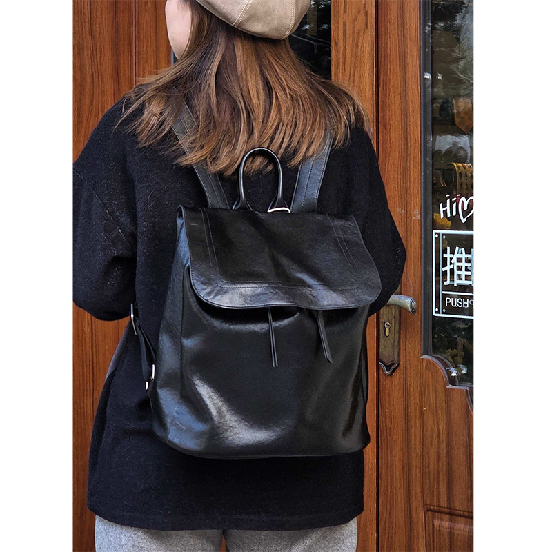 Top-Grain Vegetable Tanned Cow – Leather Work Rucksack Bewertung und Preis