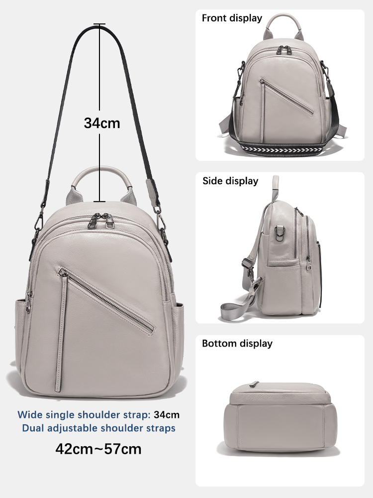 Zency Women's Genuine Leather  – Leather Work Rucksack Bewertung und Preis