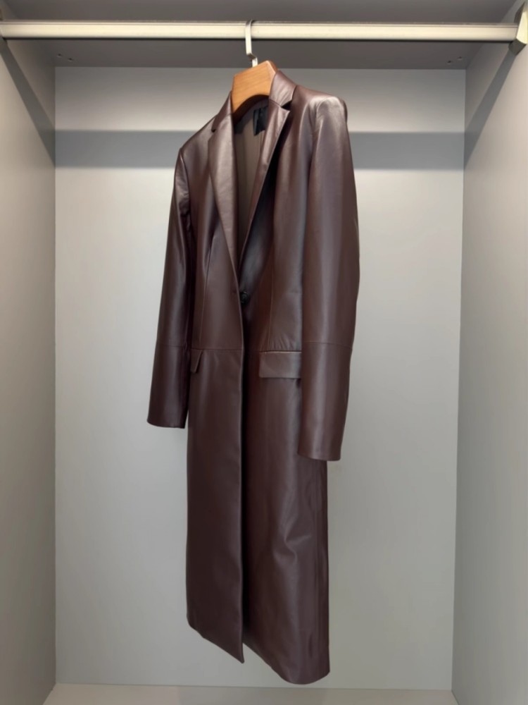 Italian Designer Women Long Sh – Leather Work Jacket Women'S Bewertung und Preis