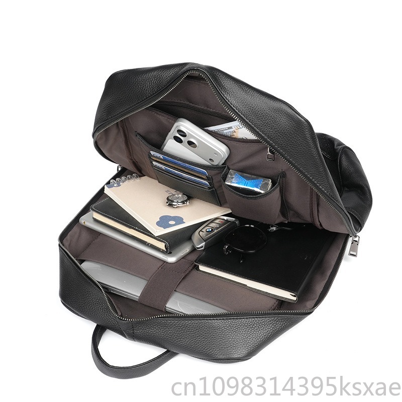 Men's Business Laptop Backpack – Leather Work Rucksack Bewertung und Preis