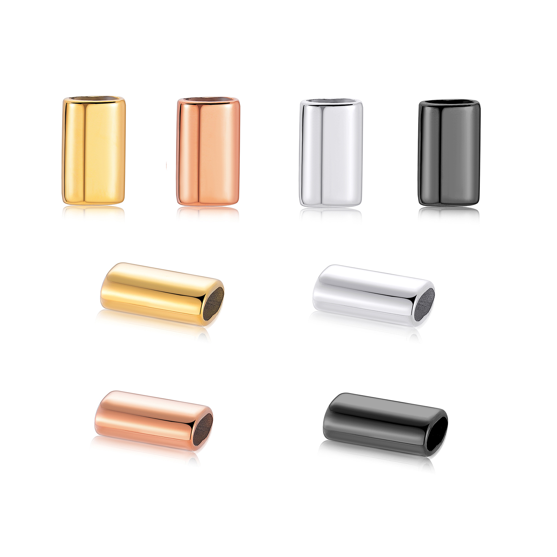 6PCS Stainless Steel Charm Sli – Leatherwork Diy Bewertung und Preis