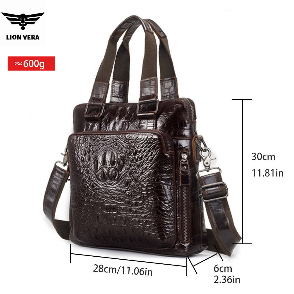 LION VERA Men's Genuine Leathe – Leather Work Bag Men Bewertung und Preis