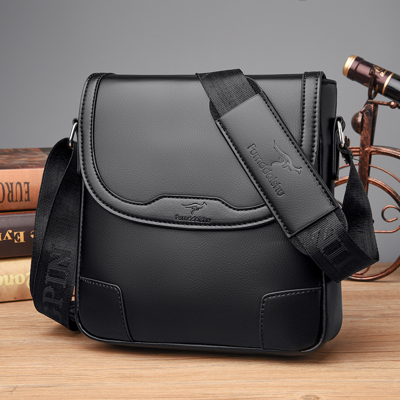 Luxury Brand Men Leather Shoul – Leather Work Bag Men Bewertung und Preis