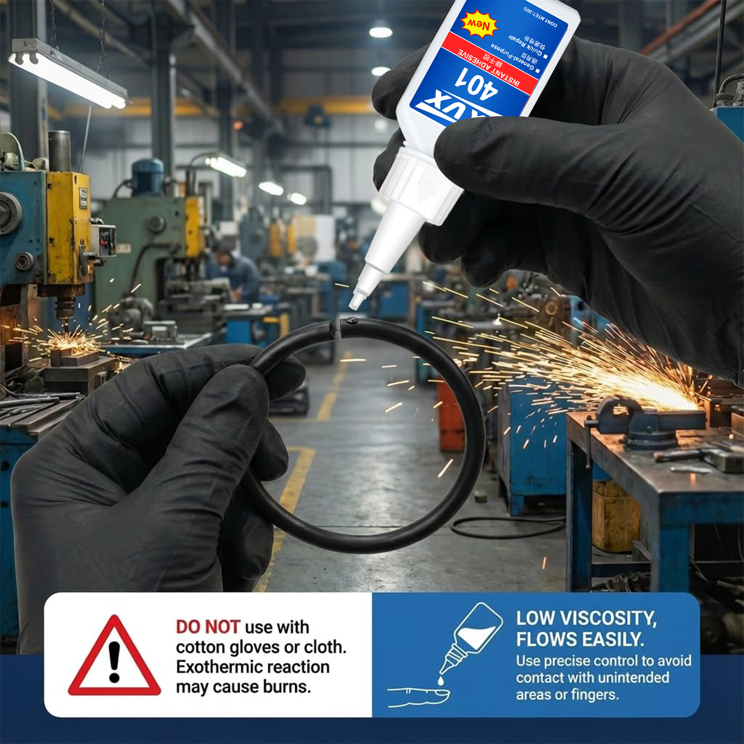 Brand-new 401 super glue super – Leather Work Leather Bewertung und Preis