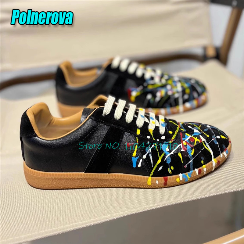 Summer Trendy Casual Sneakers  – Leather Dye Finish Bewertung und Preis