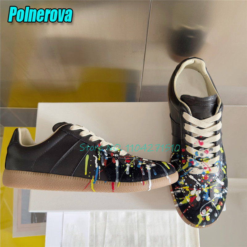 Summer Trendy Casual Sneakers  – Leather Dye Finish Bewertung und Preis