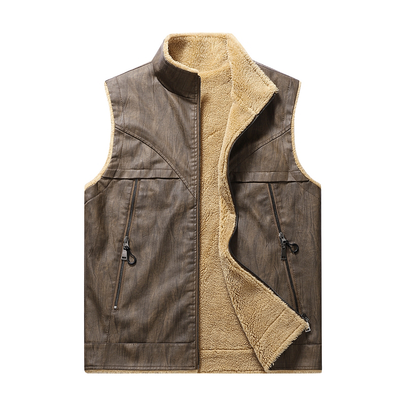 Winter Man Fleece Casual Sleev – Leather Work Vest Bewertung und Preis