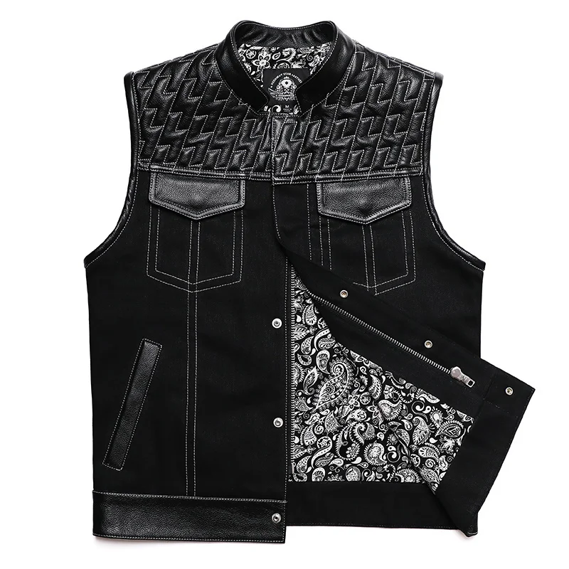 SOA Club Style Motorcycle Leat – Leather Work Vest Bewertung und Preis
