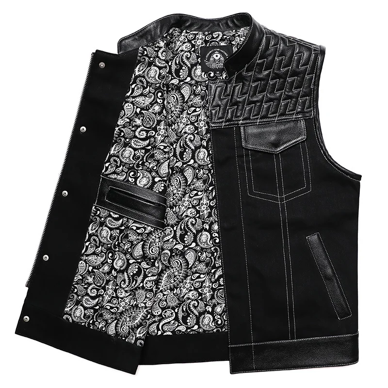SOA Club Style Motorcycle Leat – Leather Work Vest Bewertung und Preis