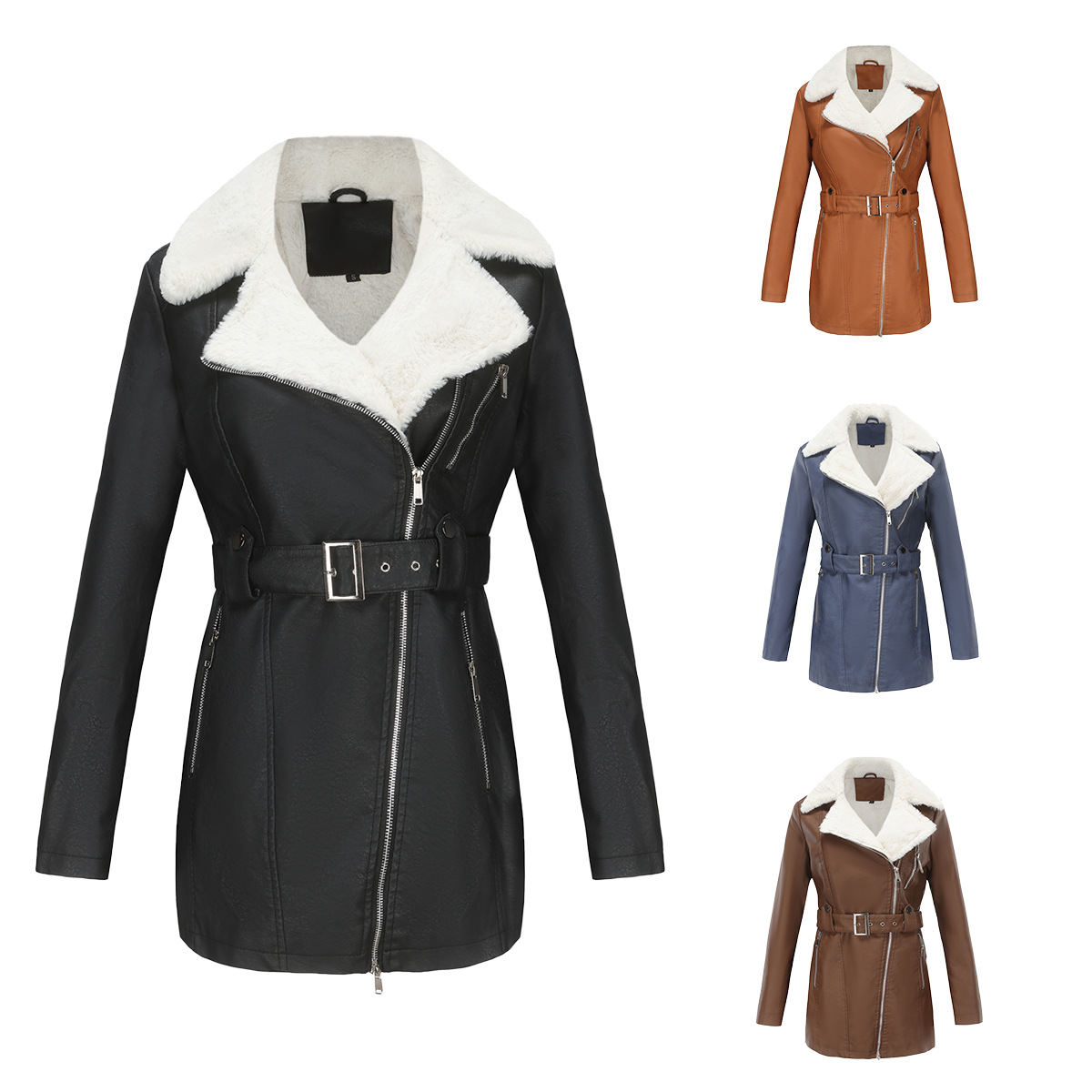 Faux PU Leather Coat Jacket 20 – Leather Work Jacket Women'S Bewertung und Preis