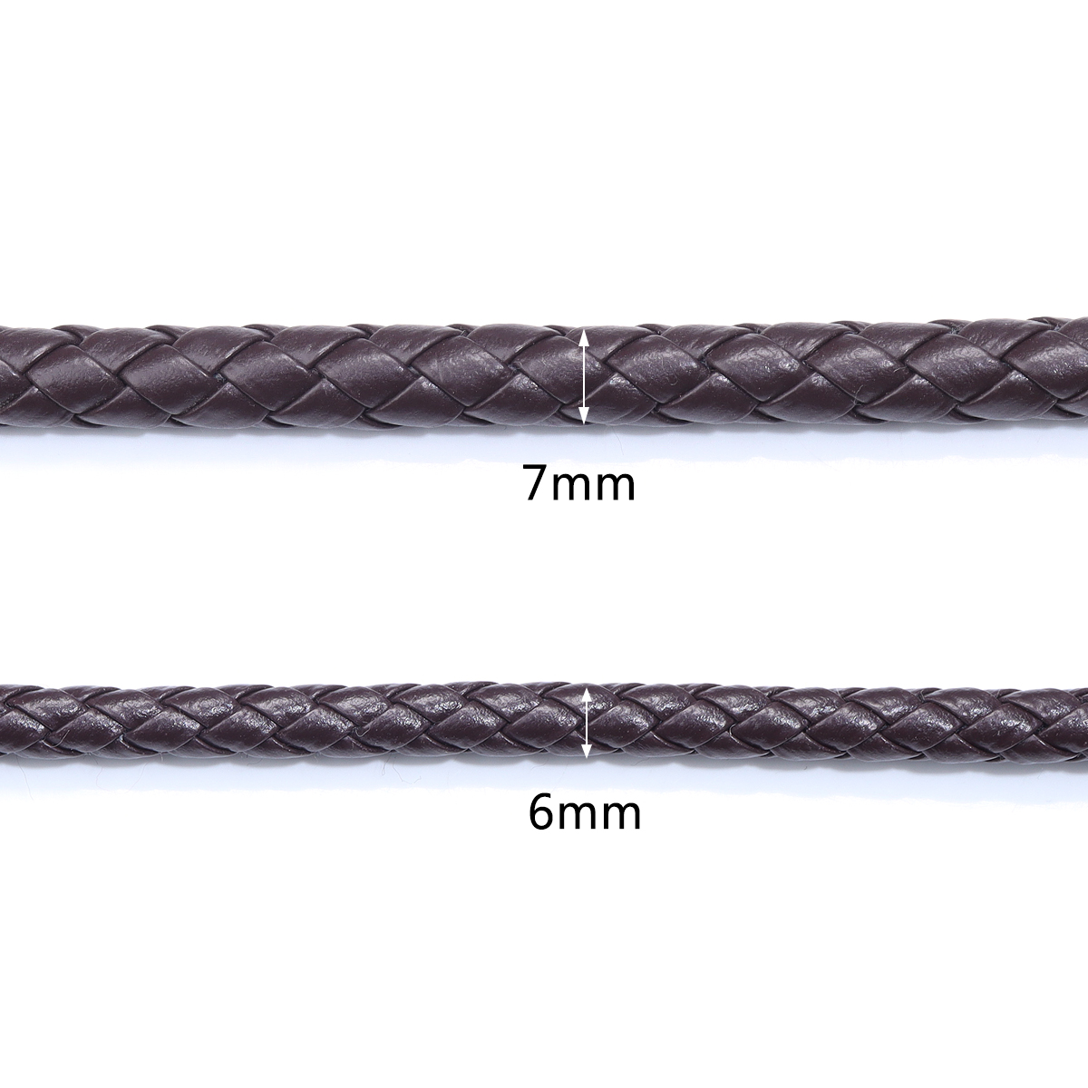 5 Yards/lot 6/7mm Braided Leat – Leatherwork Diy Bewertung und Preis