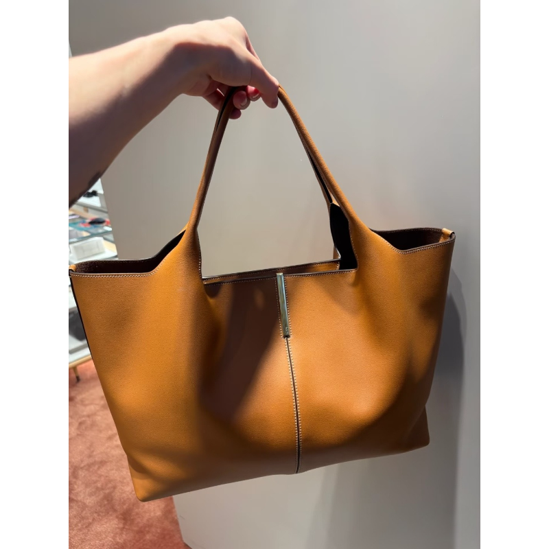 Tote Bag Vertical Bar Metal Ha – Leather Work Leather Bewertung und Preis