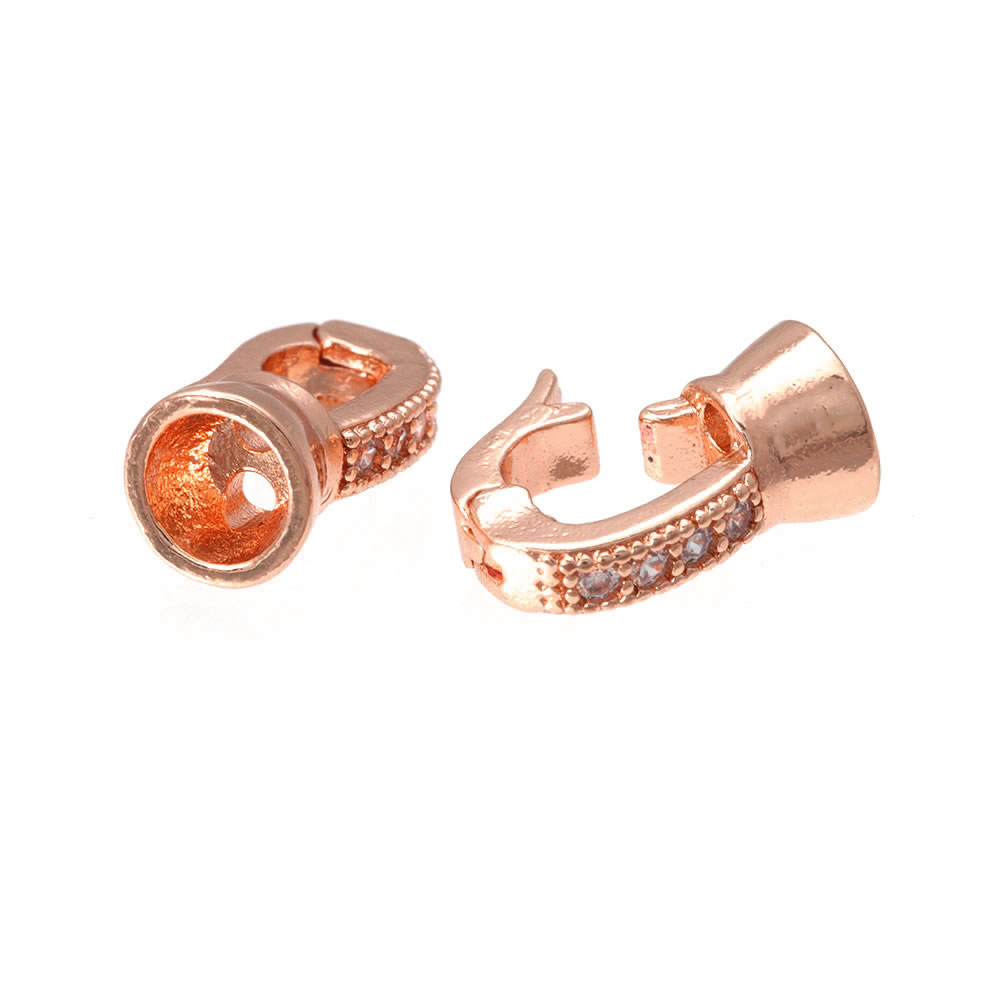 18K Gold Color Brass Zircon Co – Leatherwork Diy Bewertung und Preis