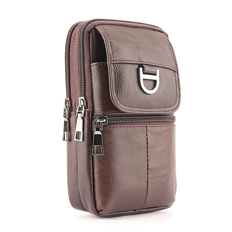 Men's Leather Waist Bag - Larg – Leather Work Bag Men Bewertung und Preis