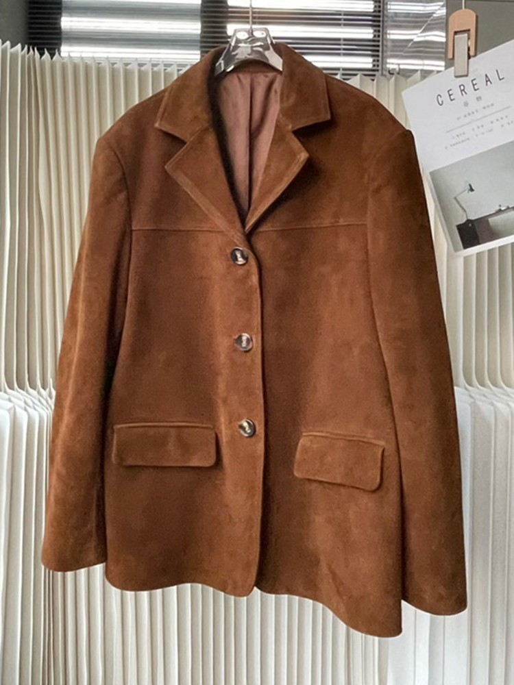 Vintage Autumn Women Real Shee – Leather Work Jacket Women'S Bewertung und Preis