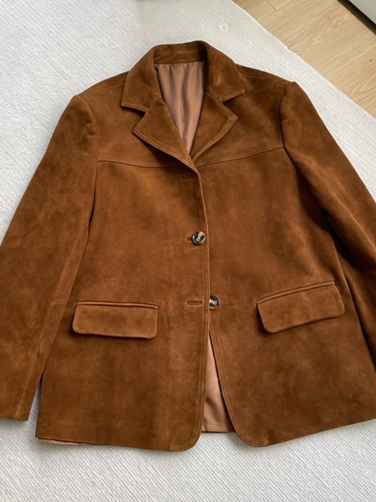 Vintage Autumn Women Real Shee – Leather Work Jacket Women'S Bewertung und Preis