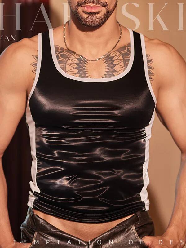 Sports Vest Men's Tight-Fittin – Leather Work Vest Bewertung und Preis