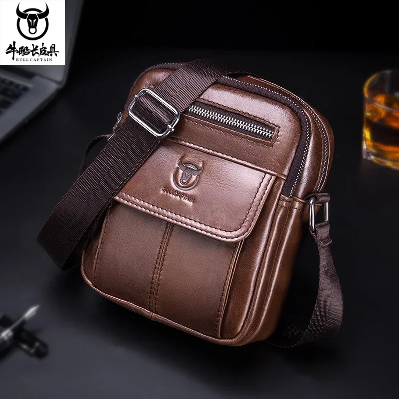 Bullcaptain Casual Men's Shoul – Leather Work Bag Men Bewertung und Preis