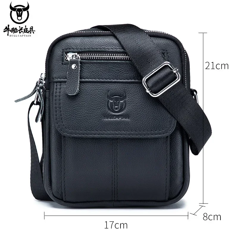 Bullcaptain Casual Men's Shoul – Leather Work Bag Men Bewertung und Preis