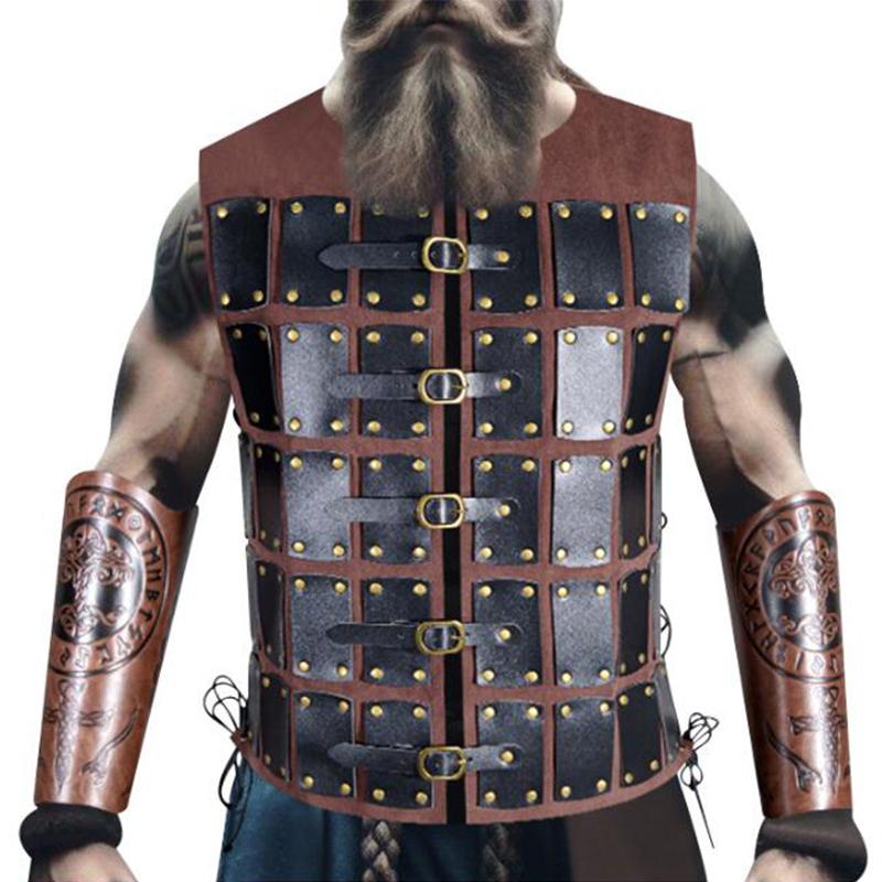 Medieval Viking Pirate Knight  – Leather Work Vest Bewertung und Preis